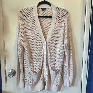 J. Crew Open Knit Cardigan